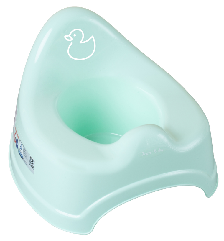 Tega Baby, Kaczka, nocnik z pozytywką, jasnozielony