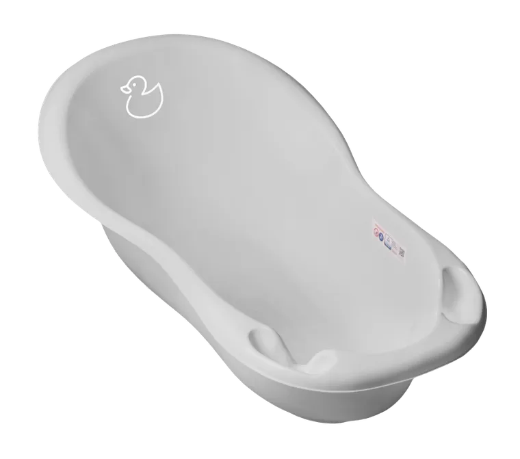 Tega Baby, Kaczka, wanna dziecięca, 86 cm, jasnoszara