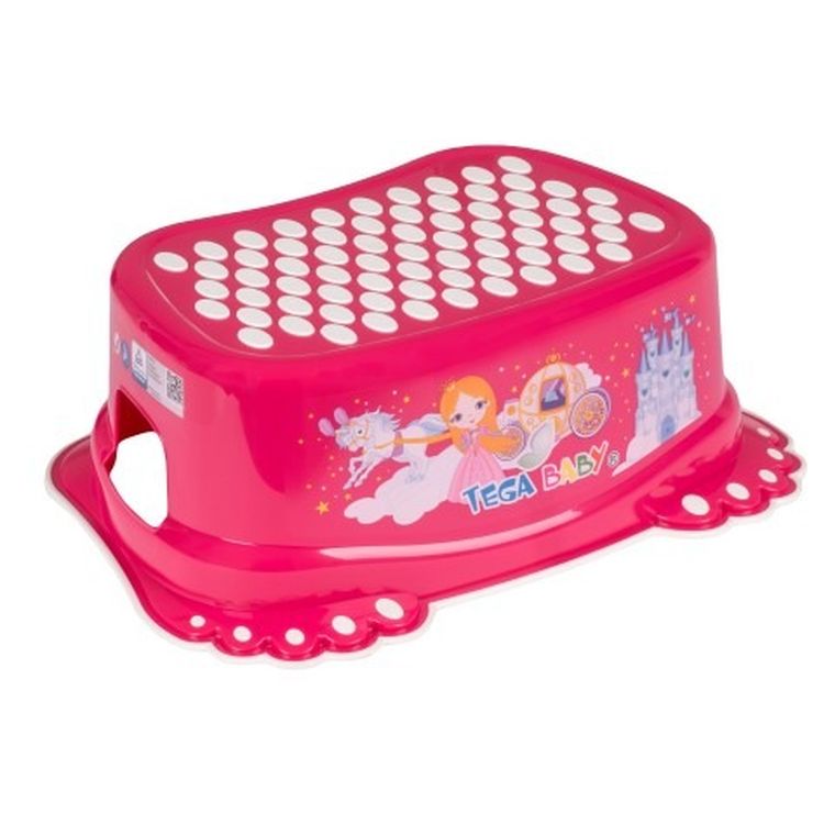 Tega Baby, Księżniczka, podnóżek antypoślizgowy, różowy