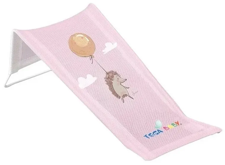 Tega Baby, Leśna Opowieść, leżaczek kąpielowy, różowy