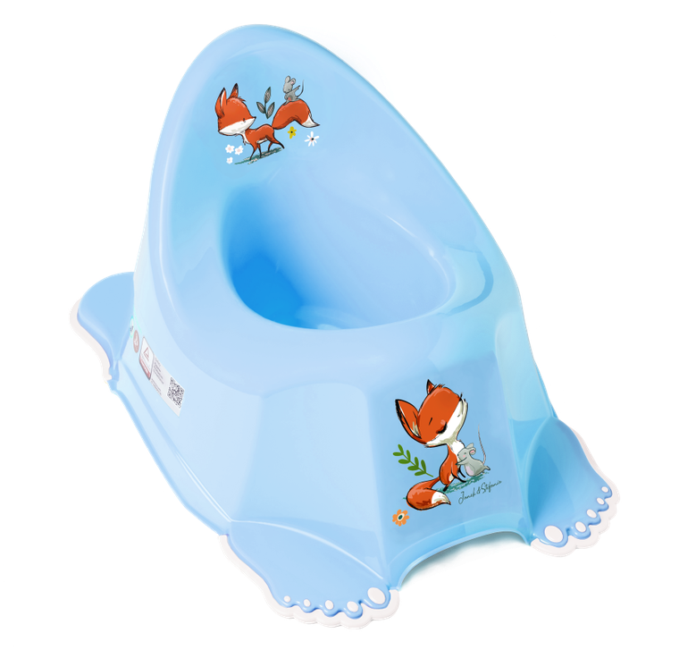 Tega Baby, Leśna opowieść, nocnik antypoślizgowy, jasnoniebieski