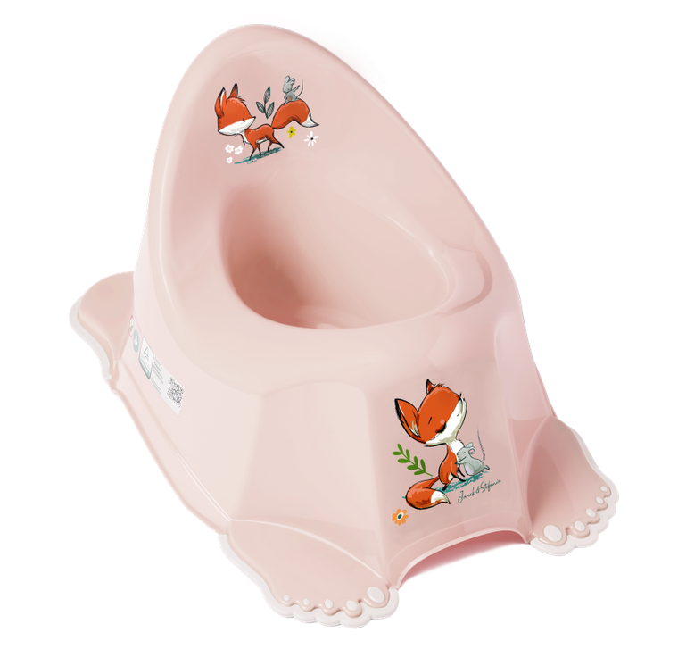 Tega Baby, Leśna opowieść, nocnik antypoślizgowy, jasnoróżowy