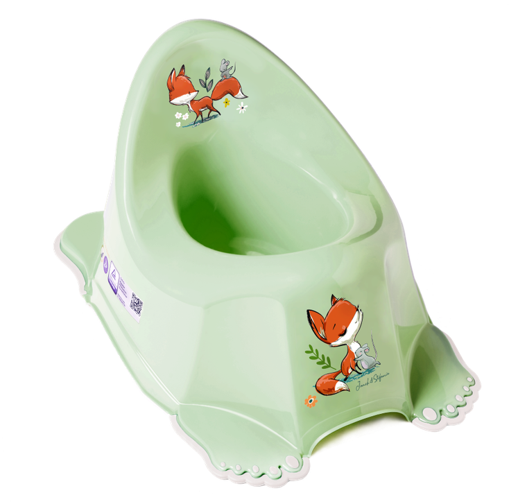 Tega Baby, Leśna opowieść, nocnik antypoślizgowy, jasnozielony