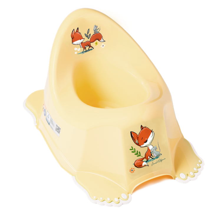 Tega Baby, Leśna opowieść, nocnik antypoślizgowy, jasnożółty