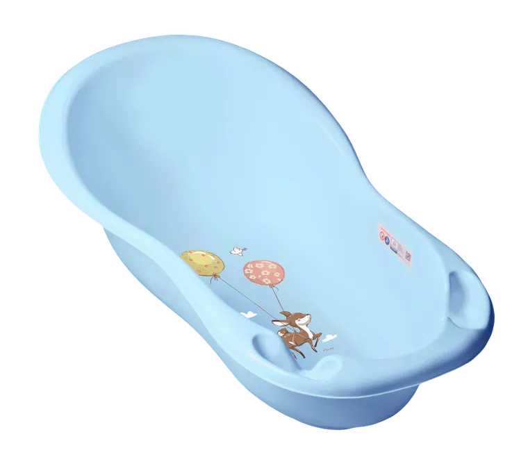 Tega Baby, Leśna opowieść, wanna dziecięca, 102 cm, jasnoniebieska