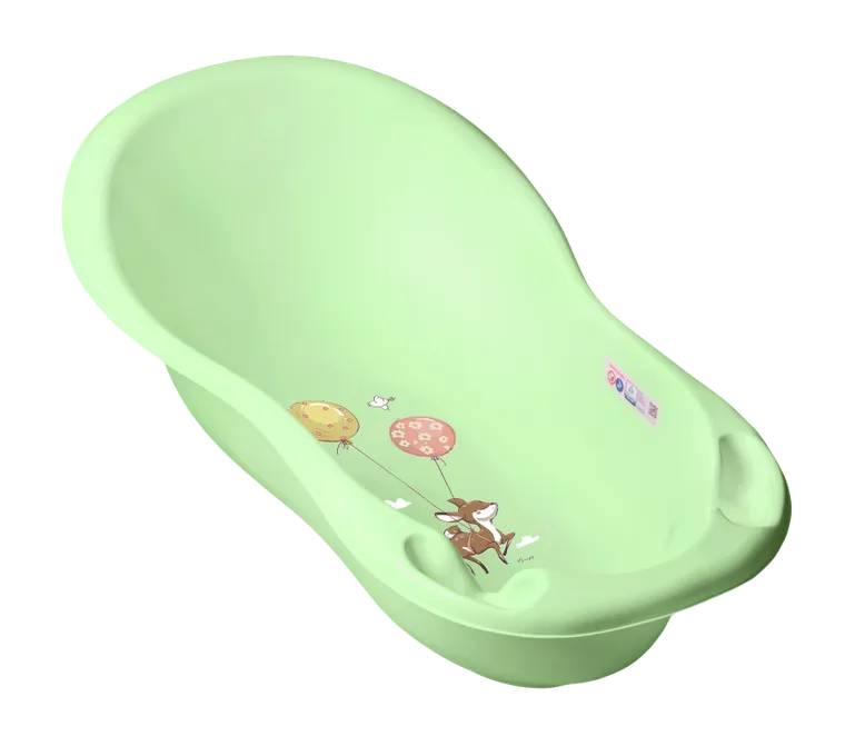Tega Baby, Leśna opowieść, wanna dziecięca, 102 cm, jasnozielona