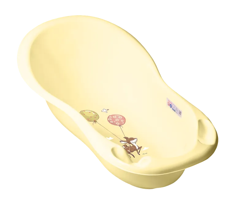 Tega Baby, Leśna opowieść, wanna dziecięca, 102 cm, jasnożółta