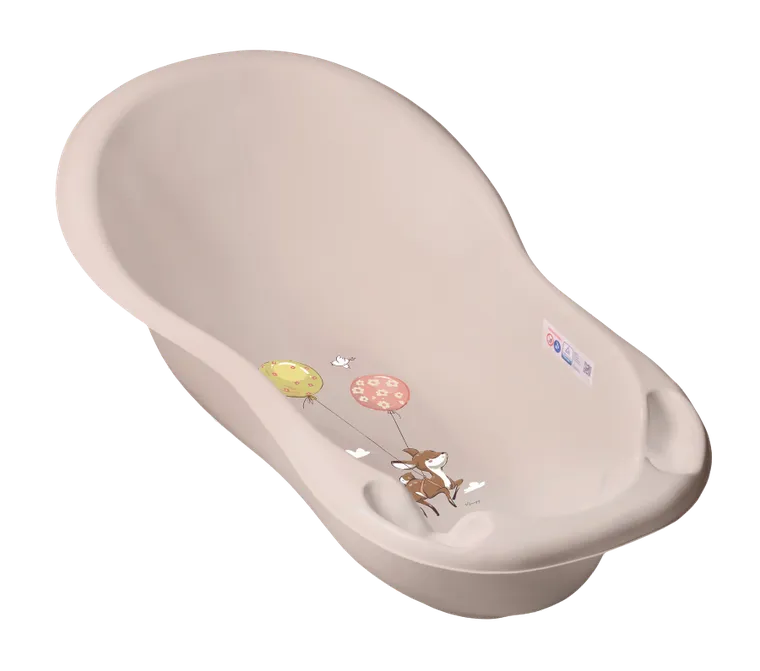 Tega Baby, Leśna opowieść, wanna dziecięca, 86 cm, jasnobeżowa