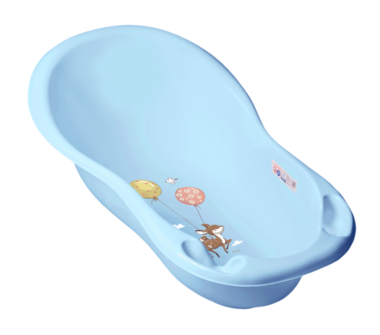 Tega Baby, Leśna opowieść, wanna dziecięca, 86 cm, jasnoniebieska