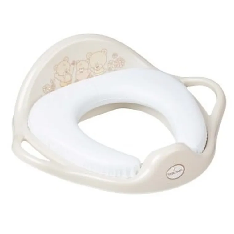 Tega Baby, Miś, nakładka miękka sedesowa, beżowa