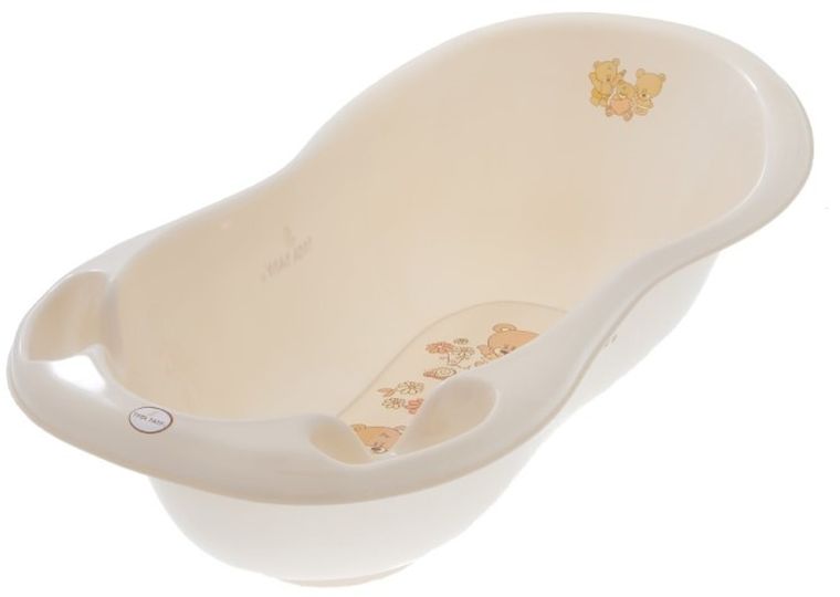 Tega Baby, Miś, wanna dziecięca, 102 cm, beżowa
