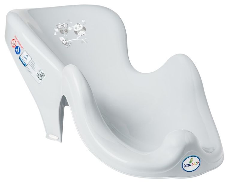 Tega Baby, Sowa, fotelik do kąpieli, antypoślizgowy, szary