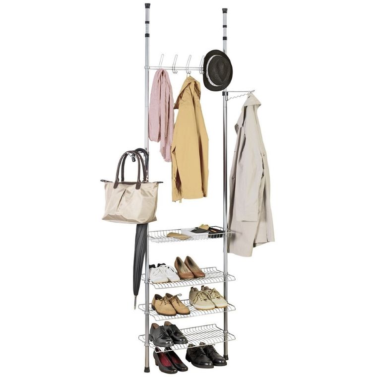 Teleskopowy organizer na ubrania, Apollon, stojak do przedpokoju