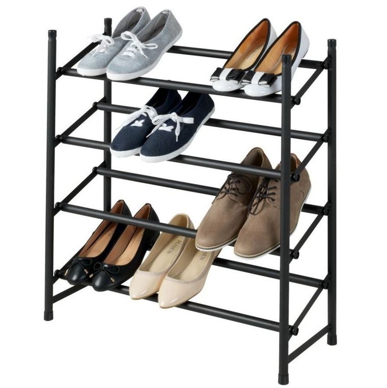 Teleskopowy stojak na buty, hero, czarny