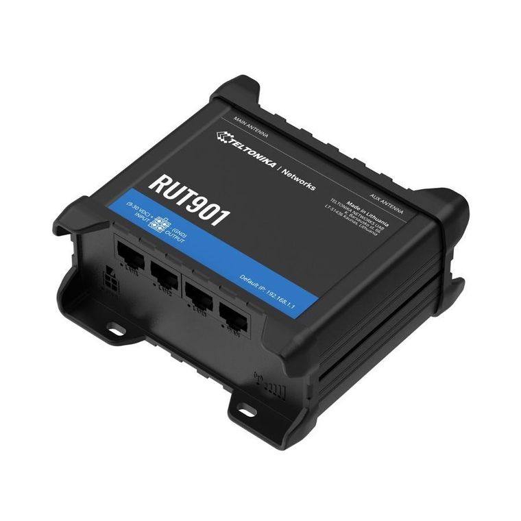Teltonika, profesjonalny przemysłowy router 4G LTE, WiFi, Dual Sim, 1xWAN, 3xLAN