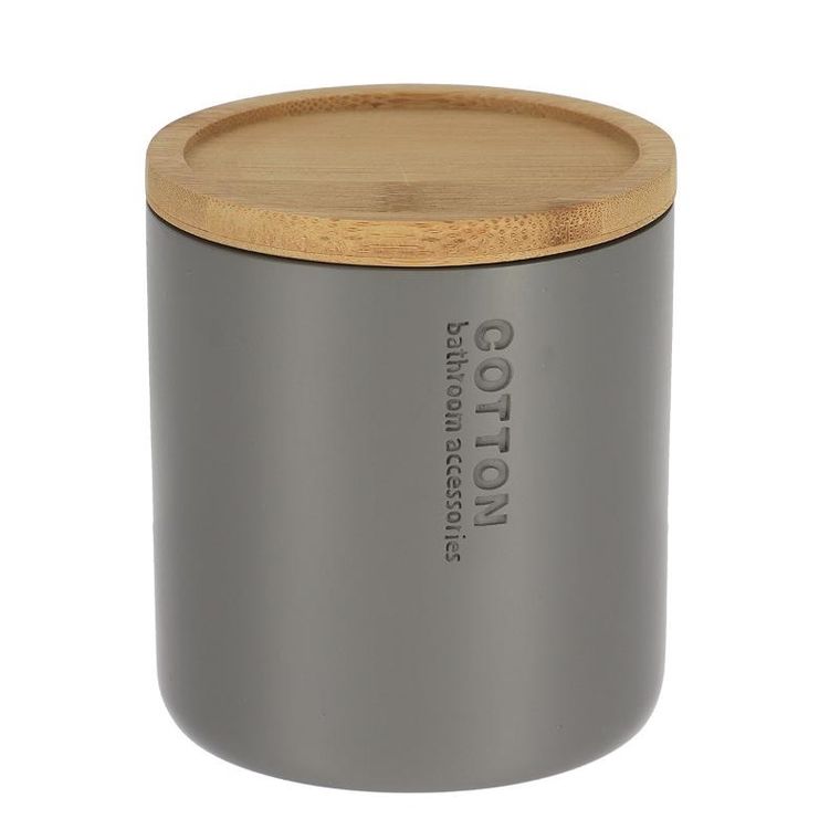 Tendance, pojemnik na waciki, Sava, bambusowa pokrywa, ø 9.5 cm