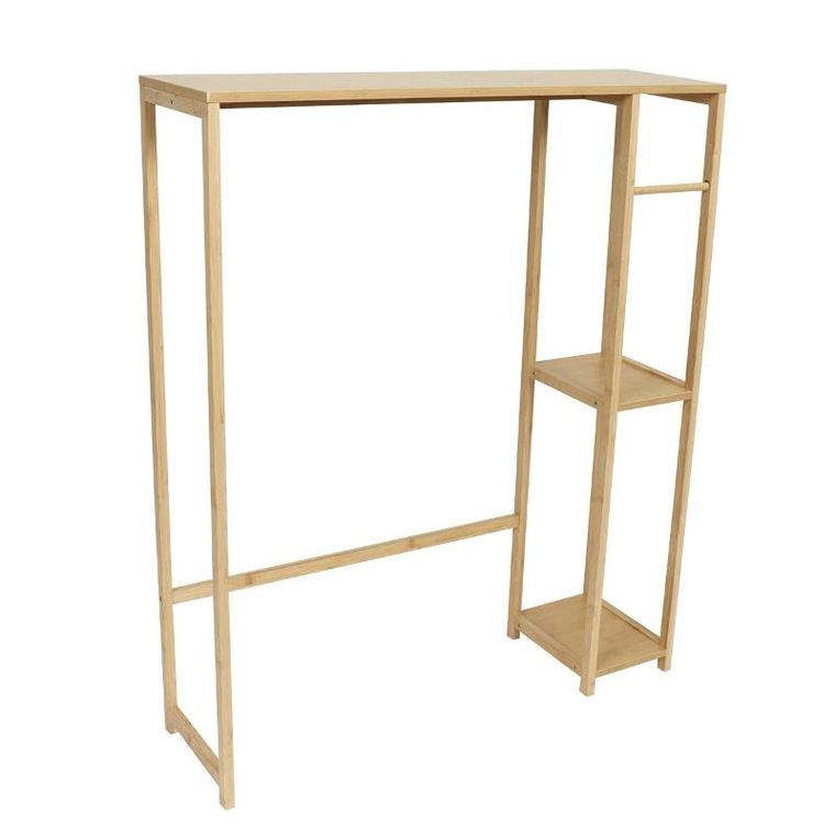 Tendance, regał nad pralkę toaletę, Trinidad, bambus/mdf, 79-23-95 cm