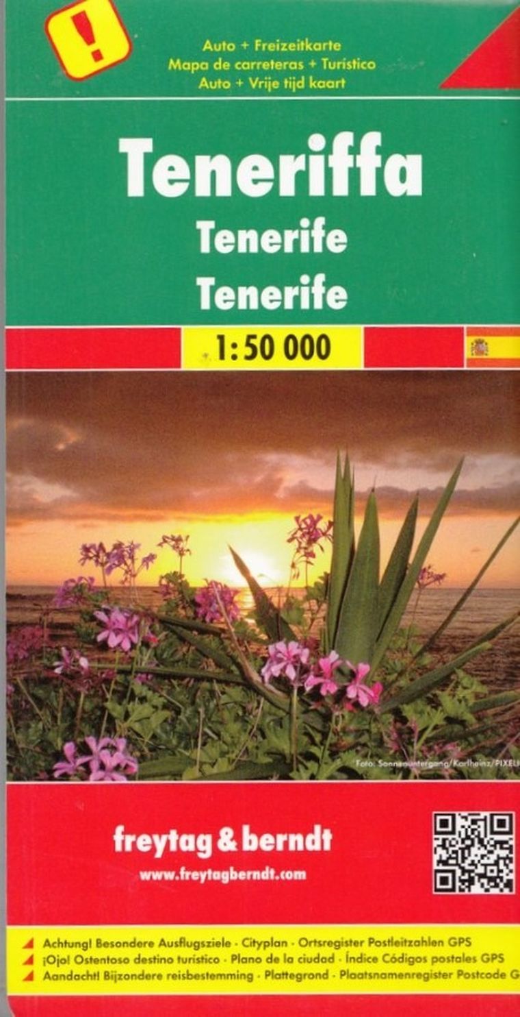Teneryfa. Mapa. Skala: 1:50 000