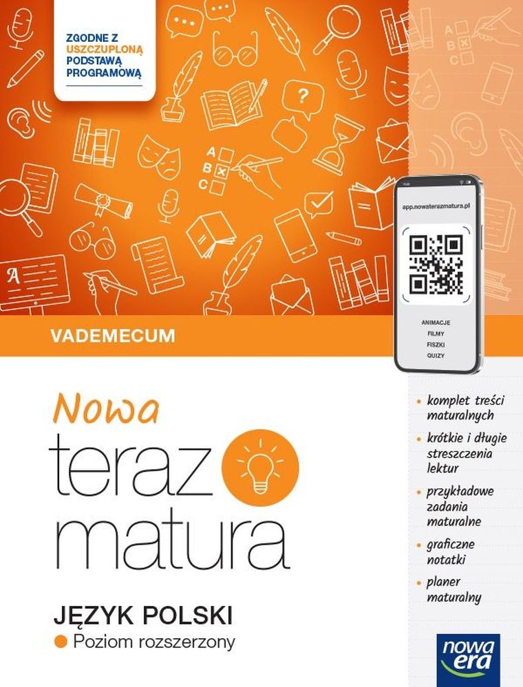 Teraz matura 2024/2025. Język polski vademecum. Poziom rozszerzony