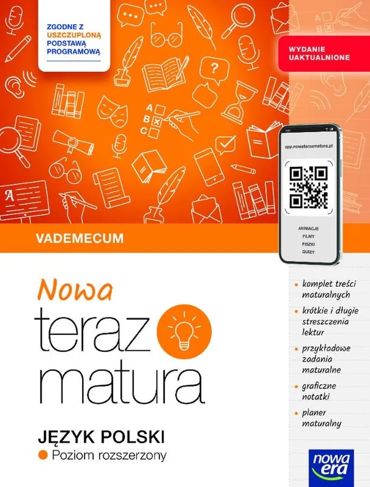 Teraz matura 2025/2026. Język polski. Vademecum. Zakres rozszerzony