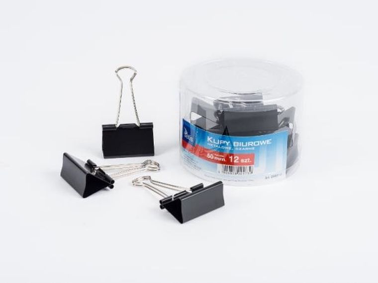 Tetis, klipy biurowe, 50 mm, 12 szt.