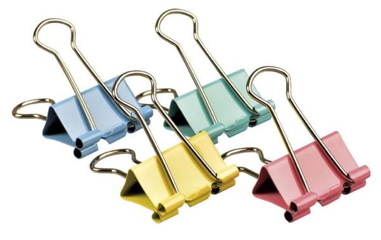 Tetis, klipy kolorowe, 25 mm, 48 szt.