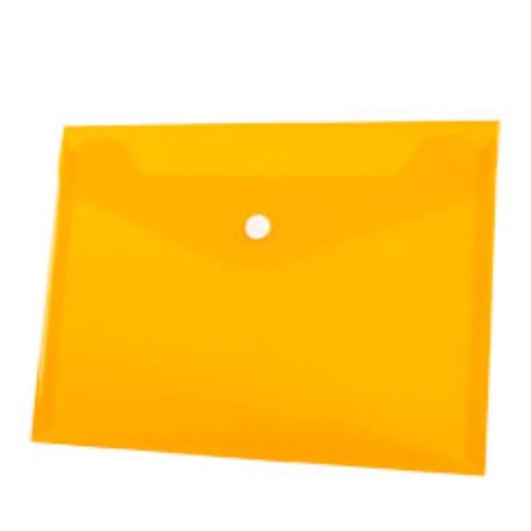 Tetis, koperta na zatrzask, A5, pomarańczowa