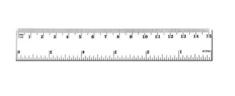 Tetis, linijka, 15 cm