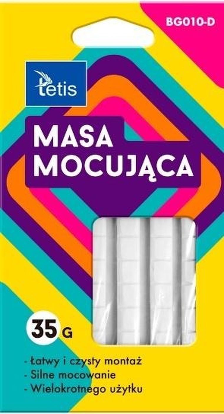 Tetis, masa mocująca, biała, 35g