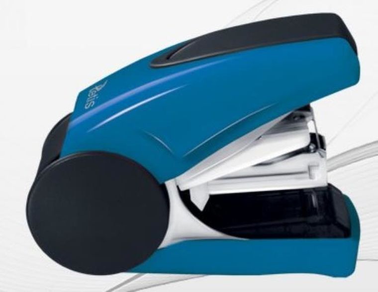 Tetis, mini zszywacz, niebiesko - czarny