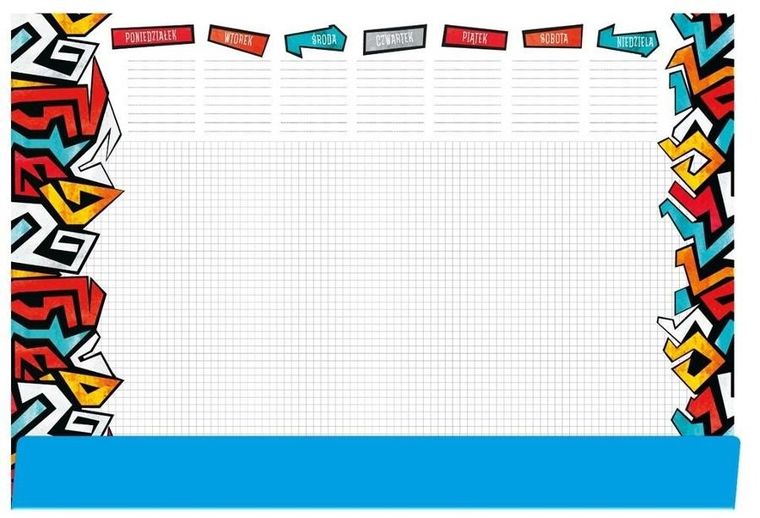 Tetis, podkład na biurko notes B3, graffiti, 1 szt.