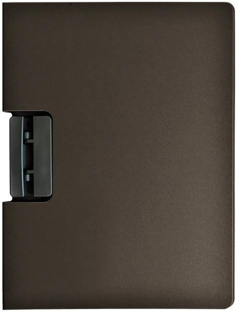 Tetis, podkładka zamykana z klipem, A4, ciemnoszara, 1 szt.