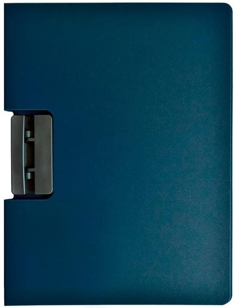 Tetis, podkładka zamykana z klipem, A4, granatowa, 1 szt.