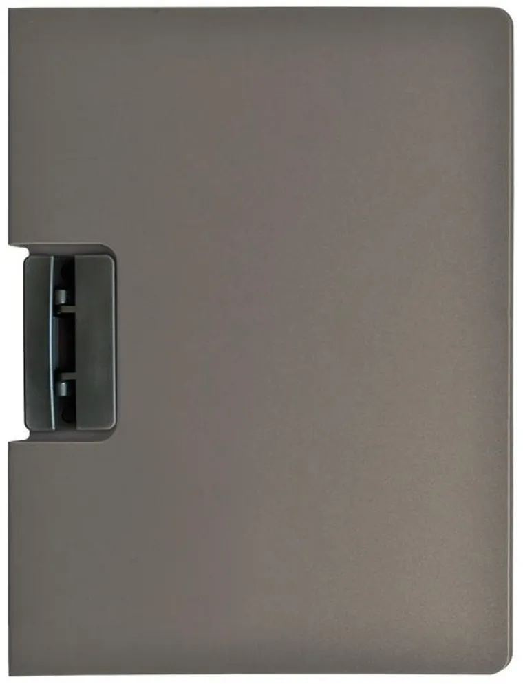 Tetis, podkładka zamykana z klipem, A4, szara, 1 szt.