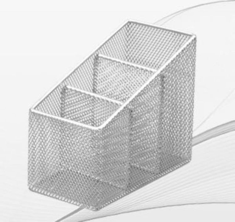 Tetis, przybornik do długopisów, czarny