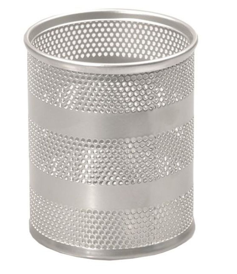 Tetis, przybornik duży, okrągły, srebrny