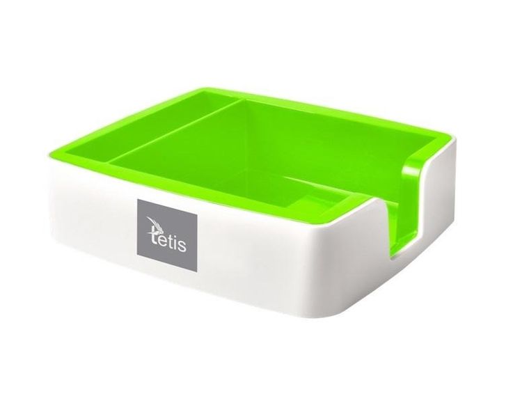 Tetis, przybornik na karteczki i wizytówki, zielony