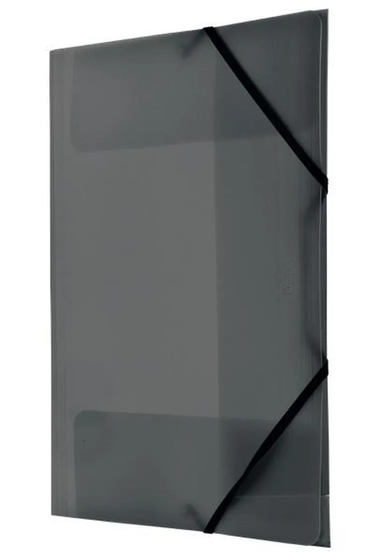 Tetis, teczka A4, gumka narożna, czarna, 1 szt.