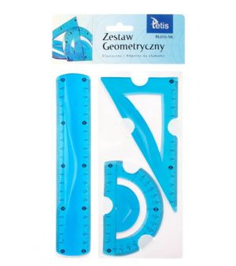 Tetis, zestaw geometryczny elastyczny, nebieski