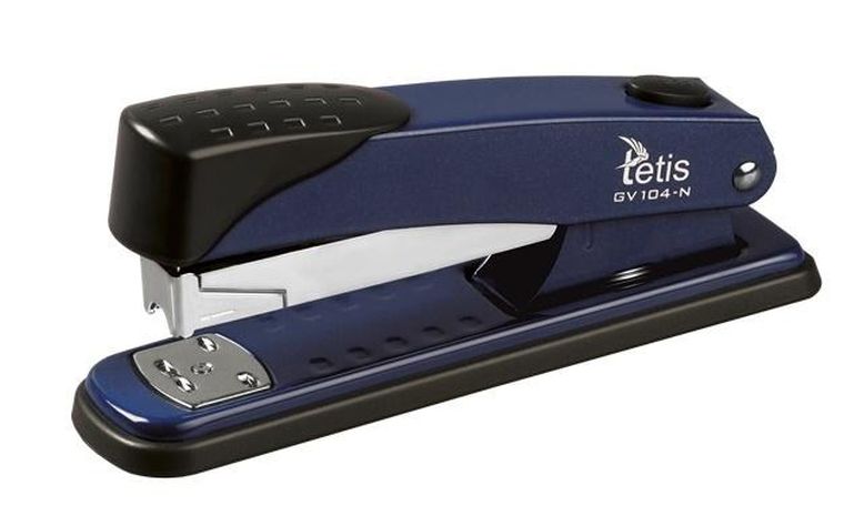 Tetis, zszywacz, niebieski, 25 kartek
