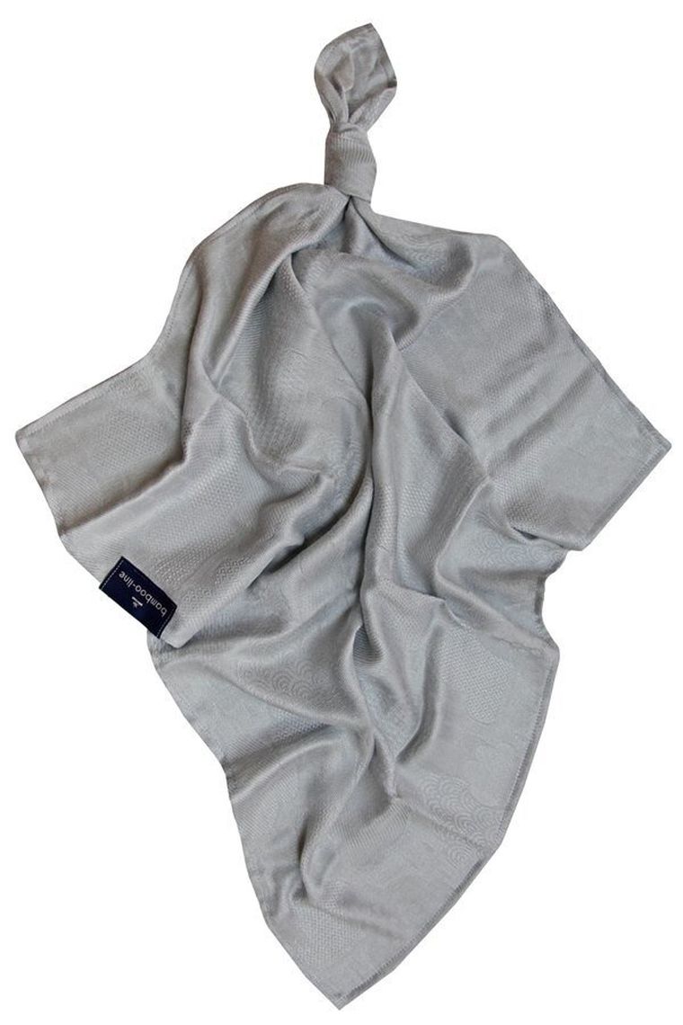 Texpol, Chmurki, pieluszka bambusowa, szara, 30-30 cm, 170g