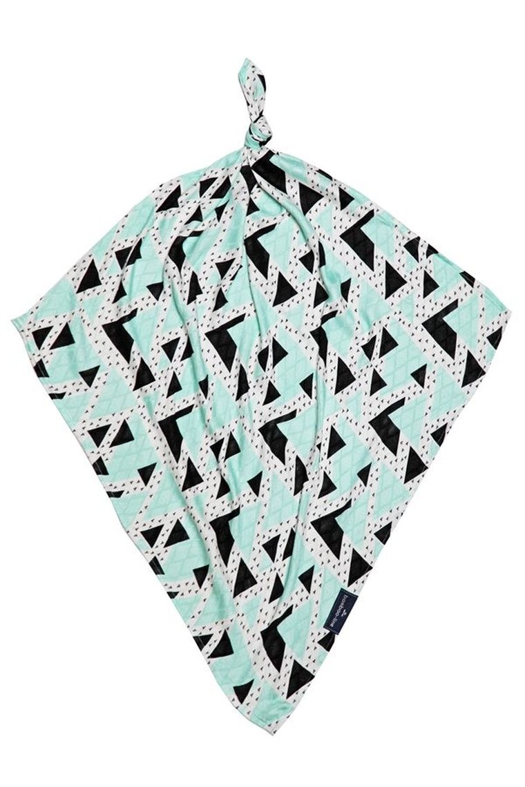 Texpol, Trójkąty miętowe, pieluszka bambusowa, 30-30 cm, 170g