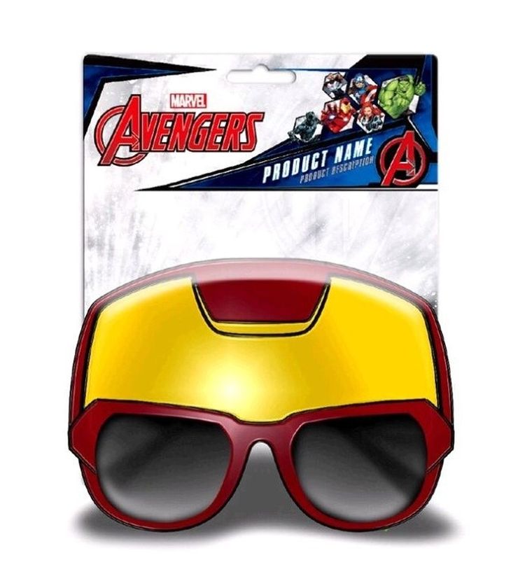 The Avengers, okulary przeciwsłoneczne 3D, Iron Man