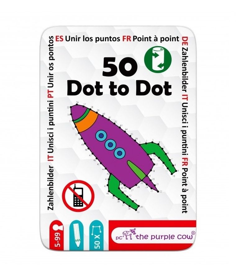 The Purple Cow, 50 Połącz kropki, zestaw łamigłówek do podróży