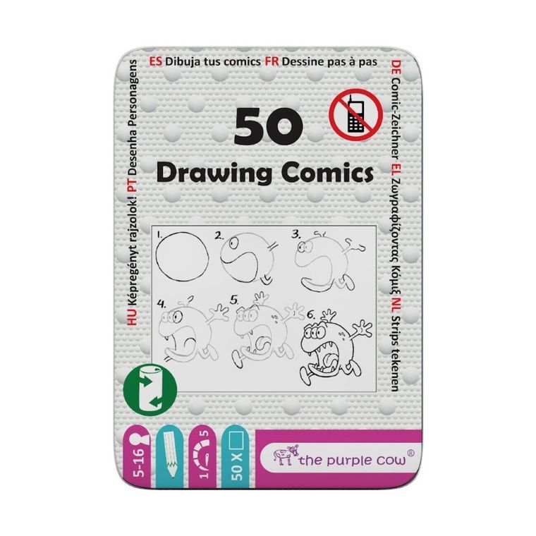 The Purple Cow, 50 Rysowanie komiksów, podróżne łamigłówki