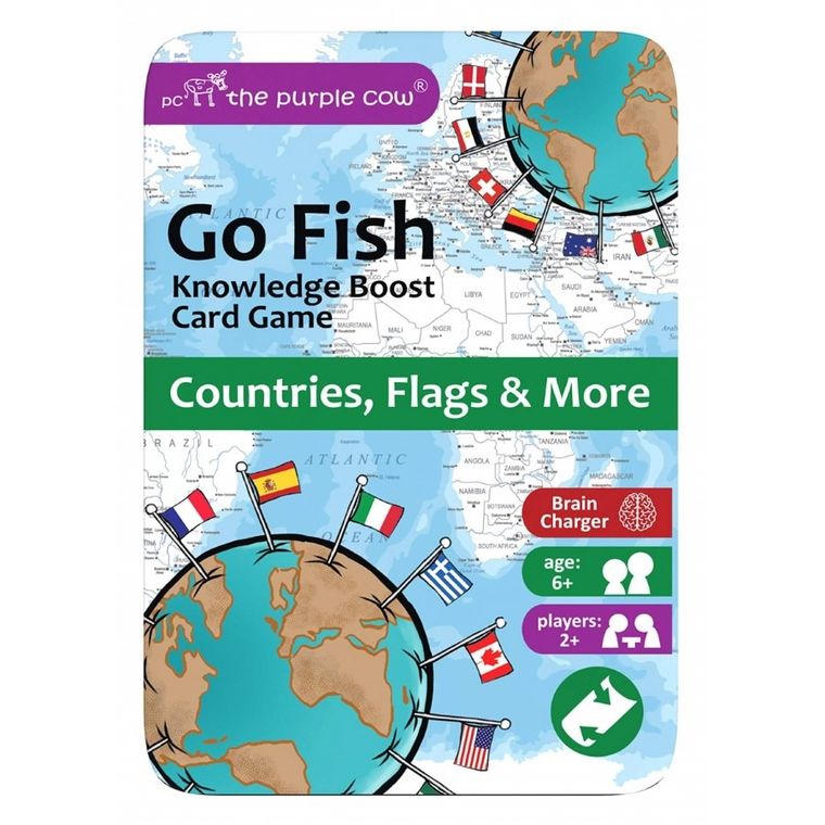 The Purple Cow, Go Fish, Kraje, flagi i inne, podróżna gra karciana