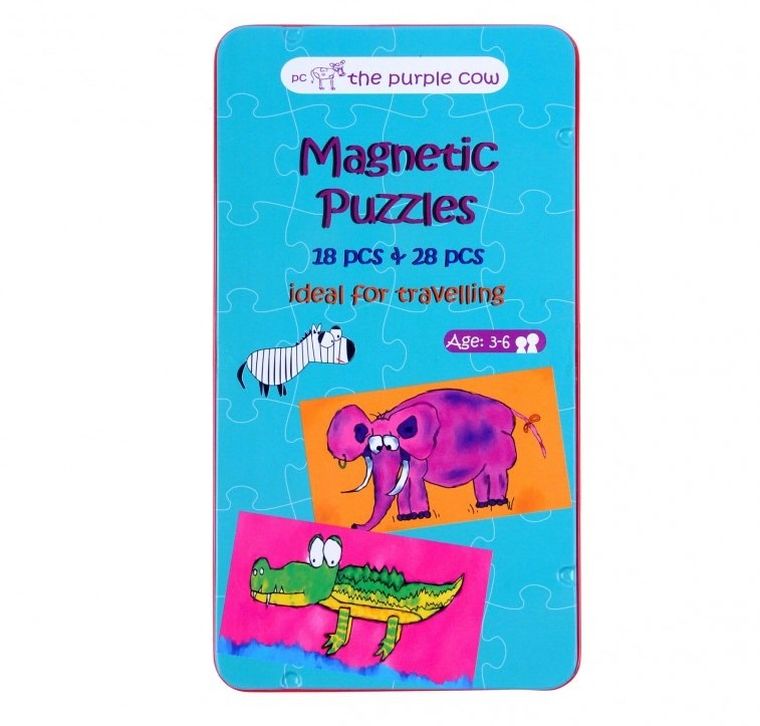 The Purple Cow, puzzle magnetyczne, 46 elementów