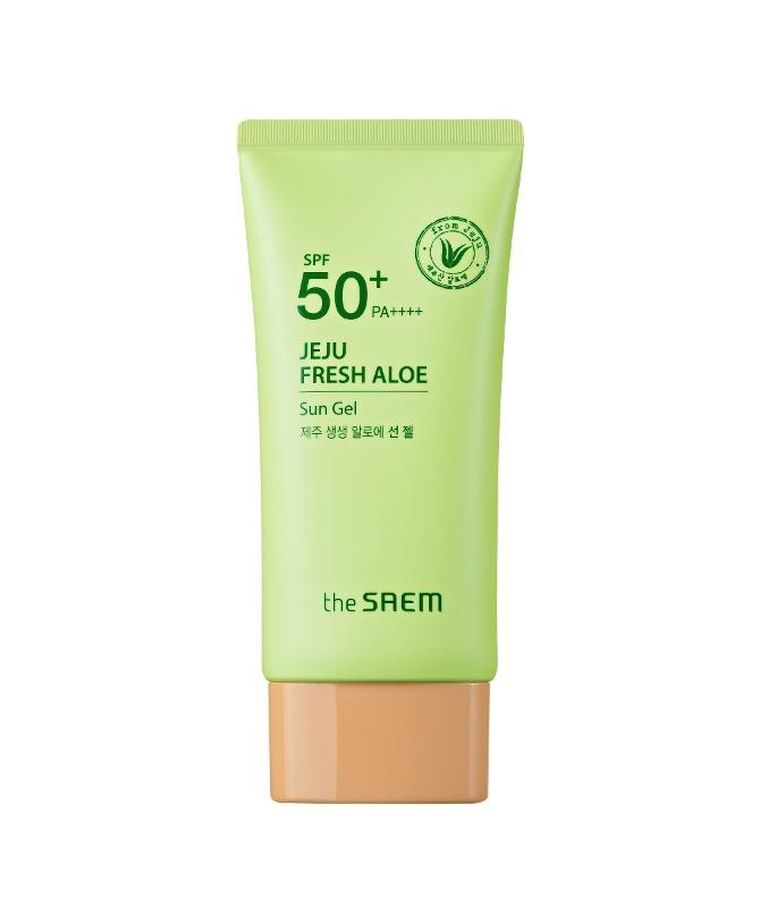The Saem, Jeju Fresh Aloe, krem-żel przeciwsłoneczny, SPF50+ 50 g