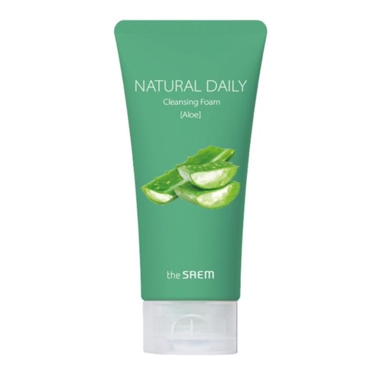 The Saem, Natural Daily, pianka do mycia twarzy, aloes, 150 ml
