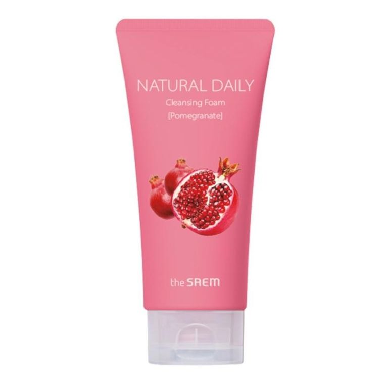 The Saem, Natural Daily, pianka do mycia twarzy, granat, 150 ml